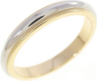 Tiffany & Co. Yellow Gold (18K) Platinum 950 Band Ring (Pre-Owned)