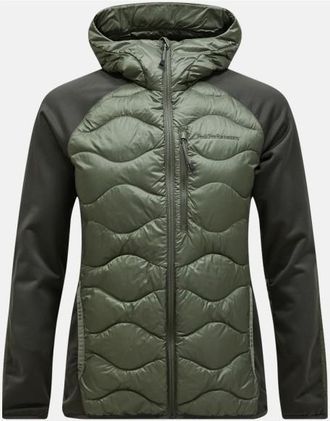 Peak Performance Helium Down Hybrid Hood Daunenjacke f&uuml;r Herren | oliv
