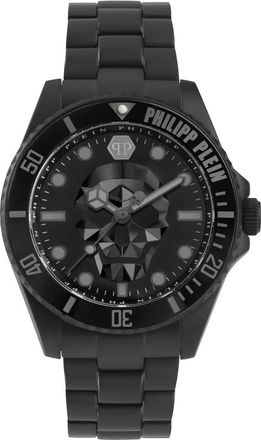 Philipp Plein $kull Diver 44mm Horloge - Heren - Horloges - Zwart - ONE Size - Accessoires
