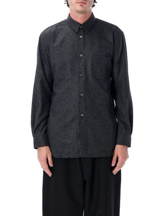 Comme Des Gar&ccedil;ons Textured Wool Overshirt
