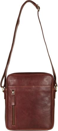 Howard London Messenger Bag Edward - Heren - Schoudertassen - Bruin - ONE Size - Leer - Tassen