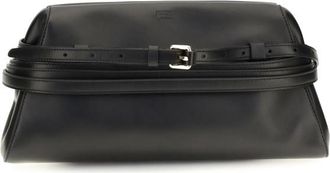 Moschino Black Tie Me Small Clutch
