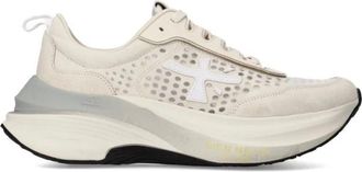 Premiata Hill 8242 Sneakers - Dames - Hardloopschoenen - Beige - 37 EU - Leer - Fitness
