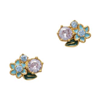 Guess Accessoires, Dames, Blauw, ONE Size, Floris Oorbellen