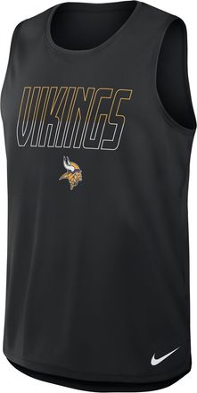 Nike Minnesota Vikings Nike Mens Dri-FIT NFL Tank Top in Black | 045R00A9M-YPB