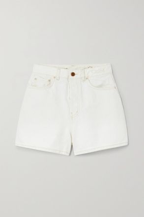 Chlo&eacute; Shorts In Denim Riciclato Dukuno - Bianco