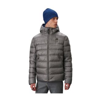 Blauer Down Jackets, male, Gray, Size: 3XL Giubbino