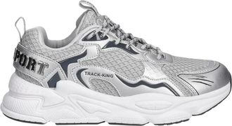 Plein Sport Track-King Chrome - Heren - Hardloopschoenen - Grijs - 43 EU - Fitness