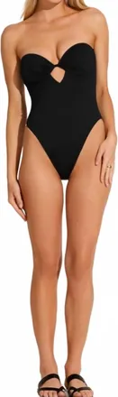 Vitamin A Mabel Underwire Bandeau One Piece In Black