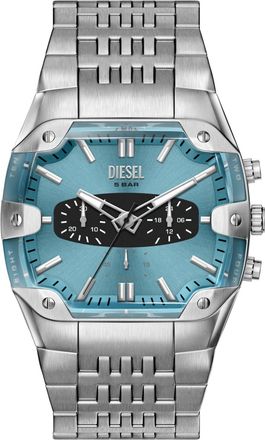 Diesel Spiked cushion stainless steel watch - Timeframes - Man - Silver