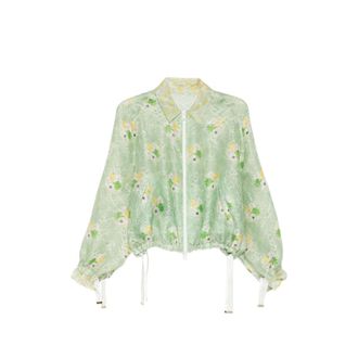 Fendi Floral Lace Blouson