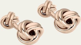 Bergdorf Goodman Mens 14K Rose Gold Knot Cufflinks