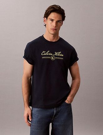 Calvin Klein Camiseta Con Logo En Letras