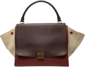 Celine Pre-owned Trapeze Bag - Dames - Vintage Handtas - Rood - ONE Size - Leer - Vintage