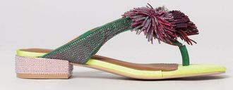 Kurt Geiger Scarpe London Pom Pom Kurt Geiger London in camoscio con strass