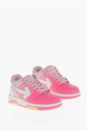 Off-white Ombre Leather Low-Top Sneakers OUT OF OFFICE size 35