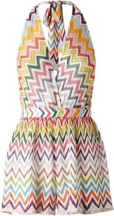 Missoni Open-Back Jumpsuit - Womens - Rayon/Polyamide/Polyester