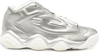 Yohji Yamamoto X Adidas Megaball Metallic-effect Logo-embossed Sneakers