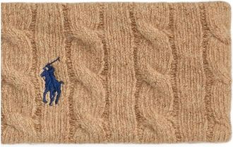 Ralph Lauren Cable-Knit Cashmere-Wool Blend Headband - Beige