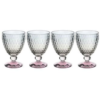 Villeroy & Boch Boston Pearl Water Goblet Set of 4 in None at Nordstrom