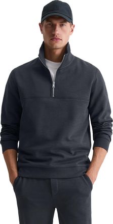 Marc O'Polo Sweatshirt MARC OPOLO regular fit aus weicher Bio-Baumwolle, Herren, Gr. XXL, schwarz navy, Sweatware, Obermaterial: 100% Baumwolle, regular fit, B&uuml;nd