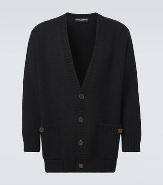 Dolce & Gabbana DG wool-blend cardigan