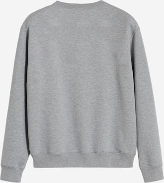 Gucci Mens Cotton Sweatshirt With Logo Grey Sweatshirts Sweater