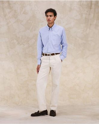 Fortela Costes Classic Cotton Shirt in Sky at Nordstrom, Size Xx-Large