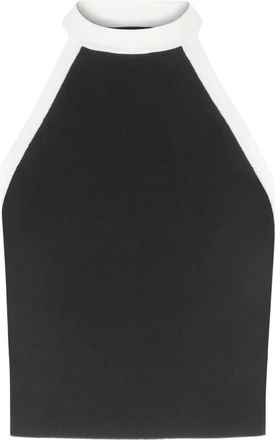 Nina Ricci Gebreide haltertop - Zwart