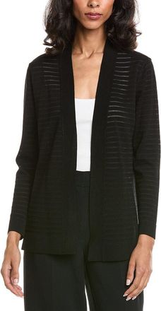Anne Klein Sheer Stripe Cardigan