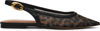 Steve Madden Ottie Flat Shoe BLACK / LEOPARD