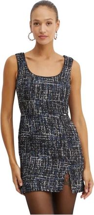 Liu Jo Dames, Jurken, Blauw, Maat: XS Leer