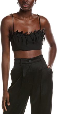 Ganni Ganni Drapey Melange Sleeveless Top