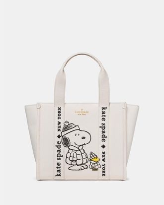 Kate Spade New York Womens Kip Peanuts Small Tote - Multicolour Leather - One Size