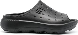 UGG Slide It logo-embossed sandals - men - Rubber/Rubber/Rubber - 11 - Black