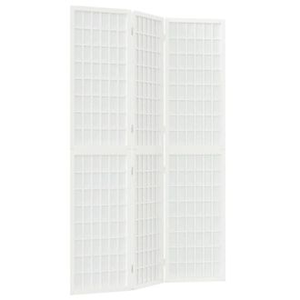 Berkfield Home Folding 3-Panel Room Divider Japanese Style 120x170 cm White