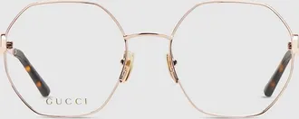 Gucci Square Optical Frame, Pink