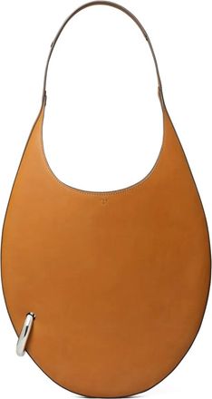 Tory Burch Borsa a spalla in pelle con design scultoreo - Marrone