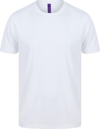 Henbury HB024 Mens Hi Cool Performance T-Shirt - White - XL