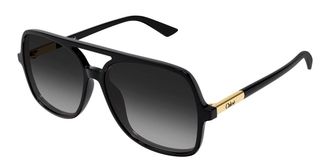 Chlo&eacute; CH0364S 001 Womens Sunglasses Black Size 57