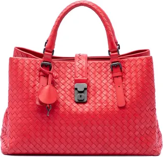 Bottega Veneta Pre-owned Bottega Veneta Medium Nappa Intrecciato Roma Tote Ladies KPR256VI2O56F301