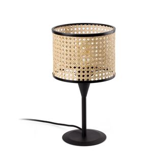 Faro Barcelona Mambo L&aacute;mpara Mini Sobremesa Negra/rat&aacute;n 64317-47