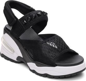 Ash Diva Slingback Platform Sandal in Black at Nordstrom, Size 11Us