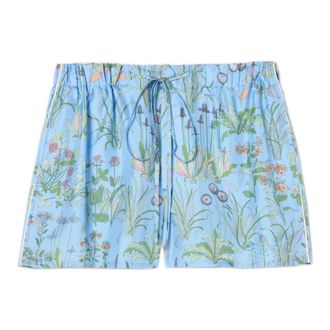 Gucci Pantalones Cortos Estampados de Twill de Seda - Shorts - Mujer - Multicolor - S