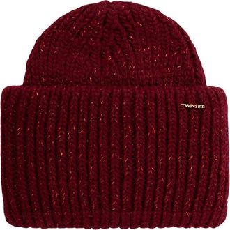 Twinset Mutsv - Dames - Hoeden - Rood - ONE Size - Polyester - Accessoires