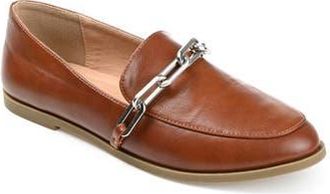 Journee Collection Madison Flat in Brown at Nordstrom Rack, Size 6
