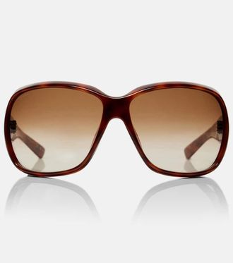 Gucci Gucci Script square sunglasses
