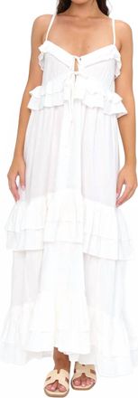 Show me your Mumu Freya Maxi Dress In White Voile
