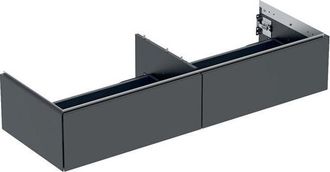 Keramag Keramag - Geberit One Mueble Bajo Lavabo Para Encimera, 2 Cajones