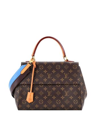 Louis Vuitton Cluny Top Handle Bag Monogram Canvas MM shoulder bag - women - Fabric - One Size - Brown